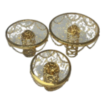 ROUND TRAY W/STAND-25X25X13CM