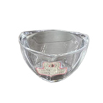 DIAMOND SHAPE GLASS BOWL-11.5X11.5X6CM-VEN02