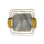 PLASTIC SQUARE TRAY -37X21X2.2