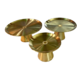 METAL CANDY TRAY W/STAND -19.5X19.5