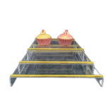 ACRYLIC CAKE TRAY-26.5X20X4.5CM