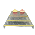 ACRYLIC CAKE TRAY-26.5X20X4.5CM