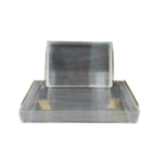 ACRYLIC TRAY W/HANDLE-33X16.5X4.5CM