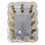 PLASTIC RECTANGLE TRAY -42X30X3.5CM
