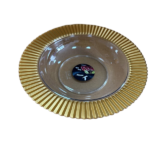 PLASTIC ROUND TRAY -34.5X34.5X5.5CM