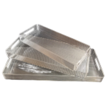 ACRYLIC SQUARE TRAY-L-46X18X4CM