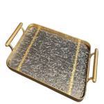 ACRYLIC SQUARE TRAY-39X24X5CM