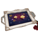 DECORATIVE TRAY RAMADAN KAREEM-39X23CM
