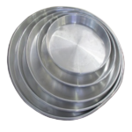 ALUMINIUM ROUND TRAY -50CM