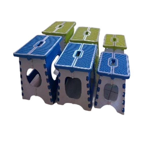 ⁦PLASTIC FOLDING STOOL -30X25X27⁩ - الصورة ⁦1⁩
