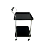 ACRYLIC SERVING TROLLEY-45X45X80