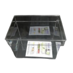 CLEAR STORAGE BOX-36.5X20X20CM