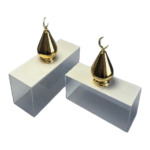 ACRYLIC BOX W/METAL LID-30X11X25.5CM