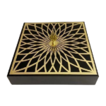 4-PART ACRYLIC STORAGE BOX-24X24X6CM