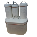 BREAD BOX W/3-PCS CONTAINER SET