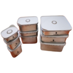 S/STEEL BOX W/COVER-3200ML