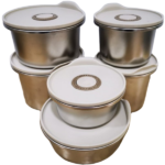 S/STEEL BOX W/COVER-680ML