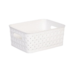 PLASTIC STORAGE BASKET-25.7X19.2X10CM