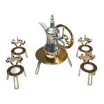 5PCS METAL DECORATIVE STAND-BLACK