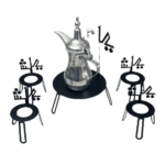 5PCS METAL DECORATIVE STAND-GOLDEN