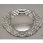 GERMAX SINGLE ROUND TRAY-SILVER
