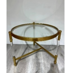 META+GLASS ROUND TEA TABLE-60X45CM