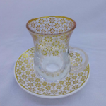 18PCS TEA & CAWA CUP SET -GOLD
