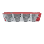 MAXIM 4PCS DUNE GLASS MUG SET-285ML