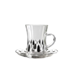 18PCS GLASS TEA & CAWA CUP SET