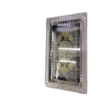 S/STEEL RECT. TRAY W/HANDLE-48X35
