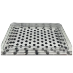 ACRYLIC RECT SERVING TRAY 39X24CM
