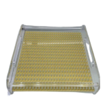 ACRYLIC RECT. SERVING TRAY-34.8X24.8CM