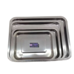 S/STEEL TRAY-40X30X2CM