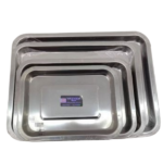S/STEEL TRAY-50X35X2CM
