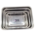 S/STEEL TRAY-43X35X4.8CM