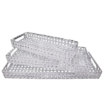 ACRYLIC RECT. TRAY-46X15X4CM