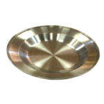 S/STEEL ROUND FLAT PLATE-22CM