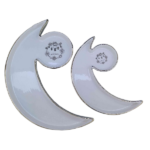 2PCS RAMADAN DECORATIVE MOON PLATE-9+11