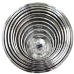 S/STEEL ROUND PLATE-25CM