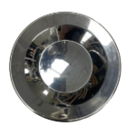 S/STEEL SERVING PLATE-18CM
