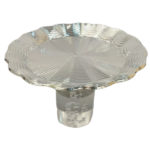 ROUND METAL FRUIT TRAY W/BASE-15X15X11CM-1X2