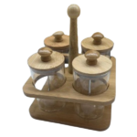 4PCS SEASONING JAR SET