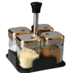5PCS OIL & SPICE JAR SET