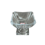 STAND GLASS CANDY BOWL W/LID-18X18X15