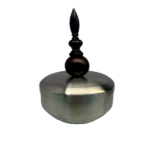 S/STEEL CANDY BOWL W/LID-12X16.5