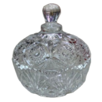 GLASS CANDY JAR WITH LID-14X10.7