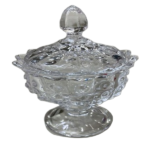 GLASS CANDY JAR WITH LID-T95MM*H150MM/V160ML