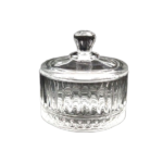 GLASS CANDY JAR WITH LID-T68MM*H70MM/V80ML
