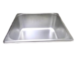S/STEEL DEEP DISH W/COVER-2X10CM