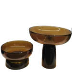 GLASS FRUIT BOWL-30XH9CM